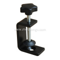 Black Powder Coated Metal Table Mount C Clamp